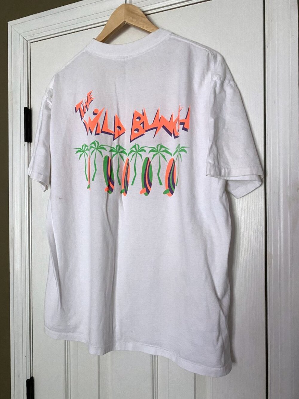 Hooters - Vintage 1989 Ft. Lauderdale Surf Team Graphic T-Shirt - Size XL - Picture 2 of 14